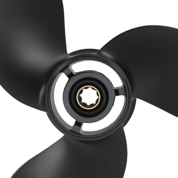 3-Blade Aluminum Propeller compatible for Mercury 15HP 2-Stroke 48-828156A12 9 Pitch