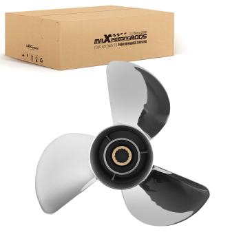 13x19 Boat Propeller compatible for Yamaha C60 C75 C90 C115 P60 P75 P115 Stainless