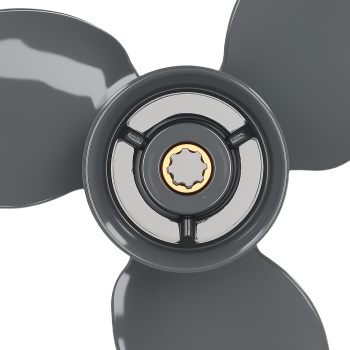 3 Blade Propeller compatible for Yamaha 9.9 15 20HP compatible for Honda BF8 BF9.9 BF15 BF20 Aluminum