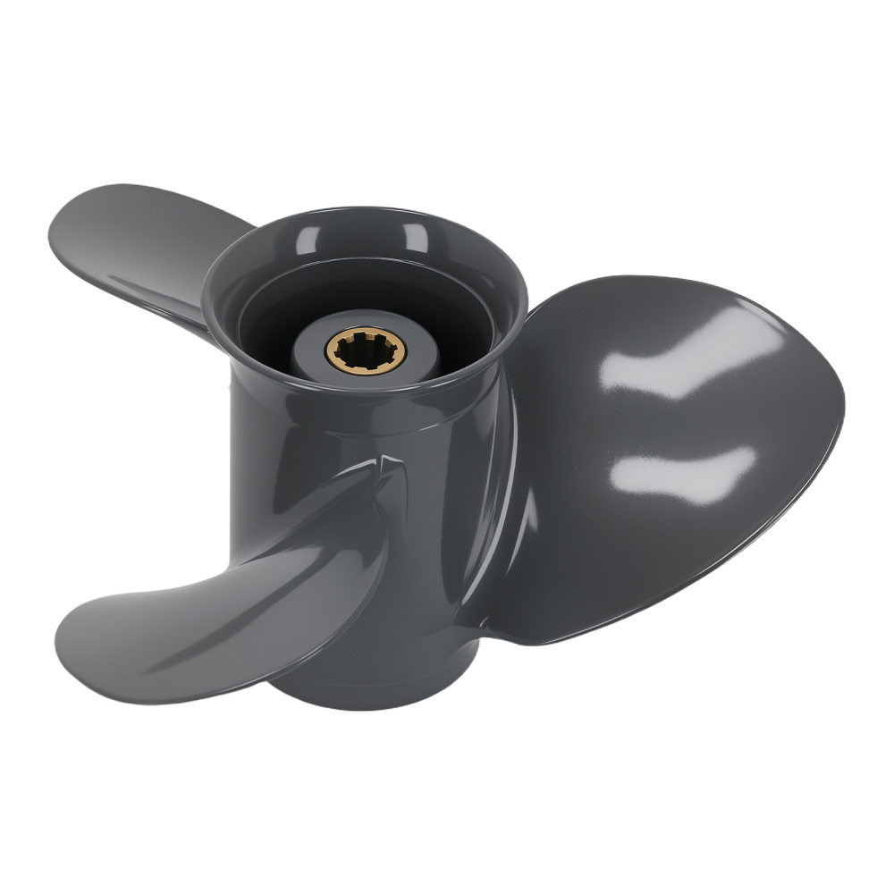 3 Blade Propeller compatible for Yamaha 9.9 15 20HP compatible for Honda BF8 BF9.9 BF15 BF20 Aluminum