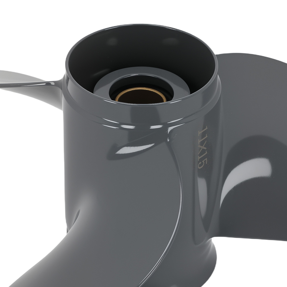 11 Aluminum Boat Propeller compatible for Honda BF35 BF40 BF45 BF50 BF60 15 Pitch 3 Blade