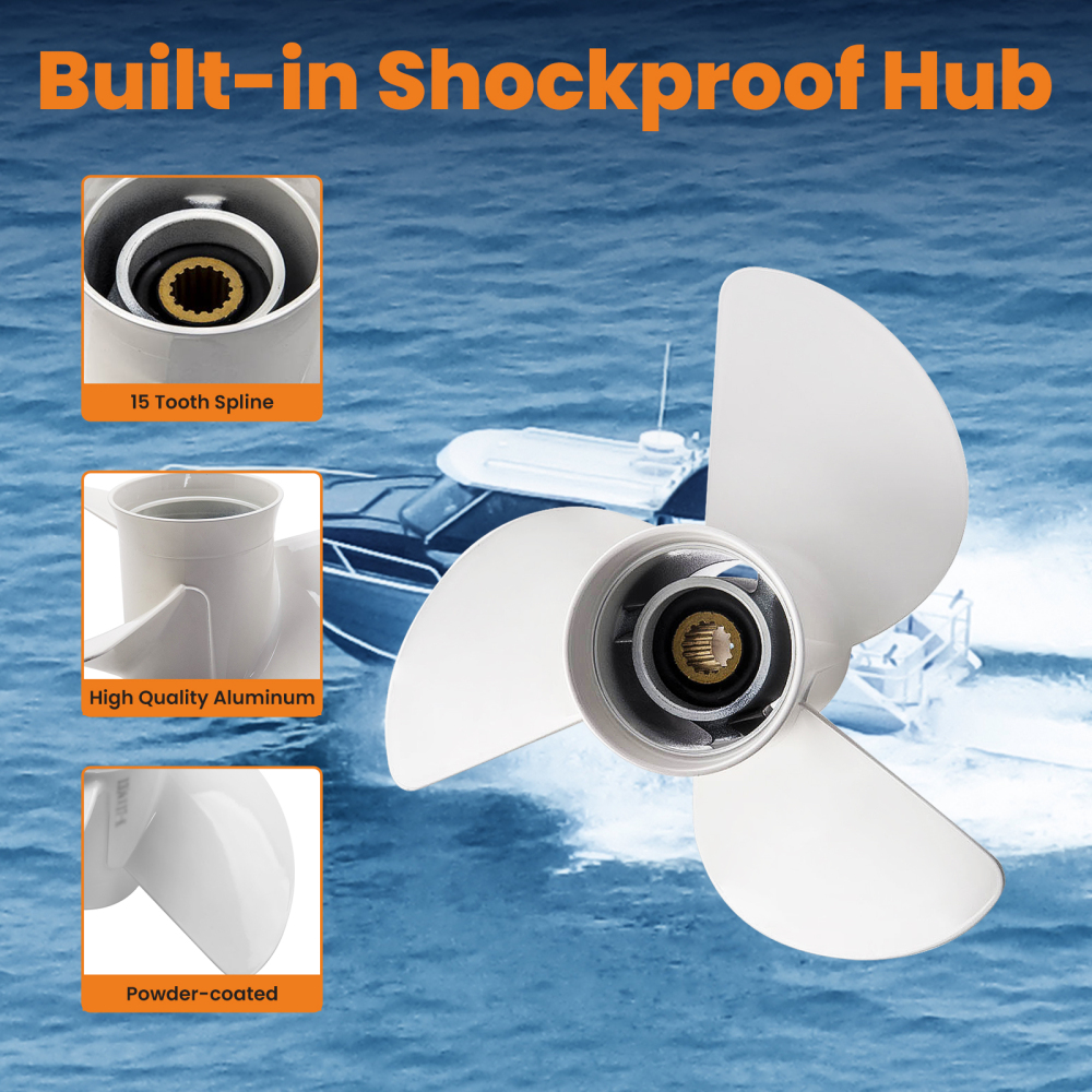 13 1/4 x 17-K K Series Prop compatible for Yamaha 50 60 70 80 85 90 115 130 140 HP New