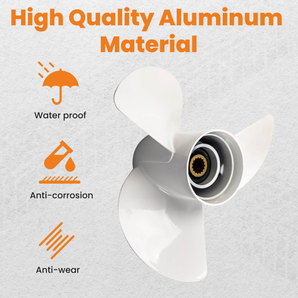 13 1/4 x 17-K K Series Prop compatible for Yamaha 50 60 70 80 85 90 115 130 140 HP New