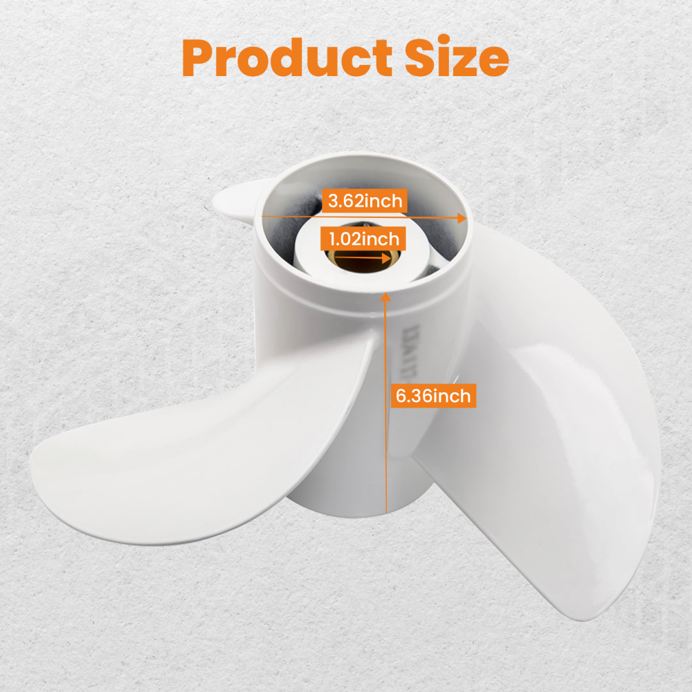 13 1/4 x 17-K K Series Prop compatible for Yamaha 50 60 70 80 85 90 115 130 140 HP New