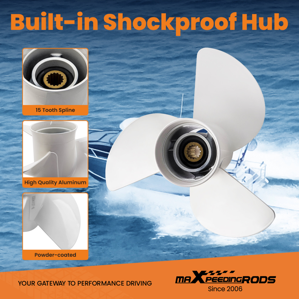 13 1/4 x 17-K K Series Prop compatible for Yamaha 50 60 70 80 85 90 115 130 140 HP New