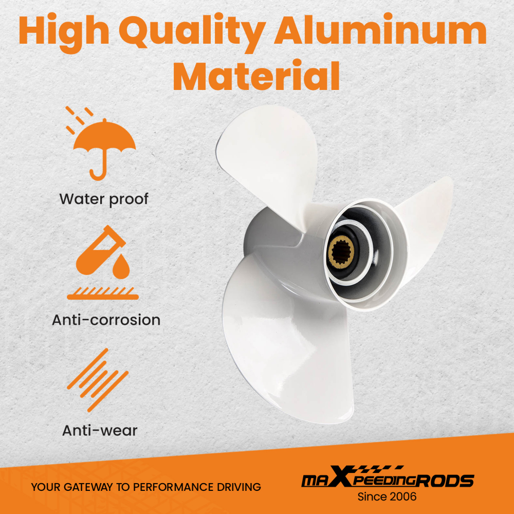 13 1/4 x 17-K K Series Prop compatible for Yamaha 50 60 70 80 85 90 115 130 140 HP New