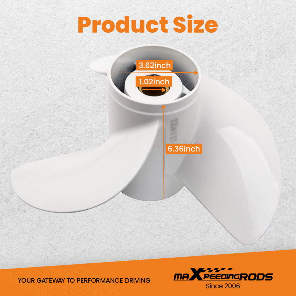 13 1/4 x 17-K K Series Prop compatible for Yamaha 50 60 70 80 85 90 115 130 140 HP New