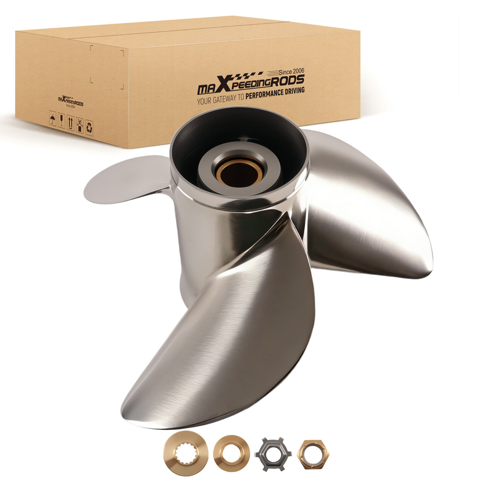 13x19 Boat Propeller compatible for Mercury 75 90 115HP 24 Stroke Outboard Motor