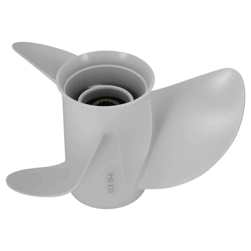 13 Boat Prop 19 Pitch 15 Spline compatible for Yamaha 60 70 75 90 115HP Right Hand