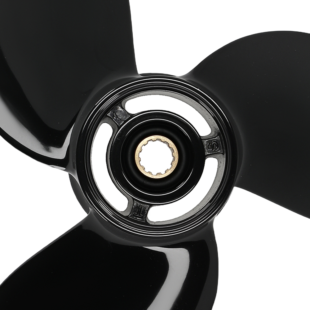 3 Blade Boat Propeller compatible for Mercury Tohatsu 8HP 9.8HP 9.9HP 48-897614A10 Aluminum