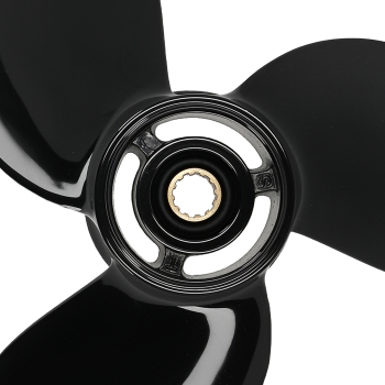 3 Blade Boat Propeller compatible for Mercury Tohatsu 8HP 9.8HP 9.9HP 48-897614A10 Aluminum