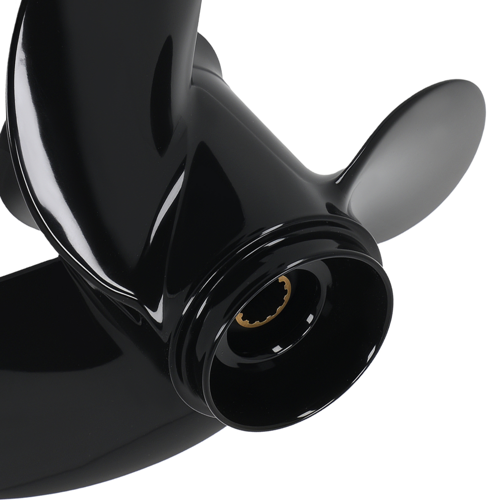 3 Blade Boat Propeller compatible for Mercury Tohatsu 8HP 9.8HP 9.9HP 48-897614A10 Aluminum