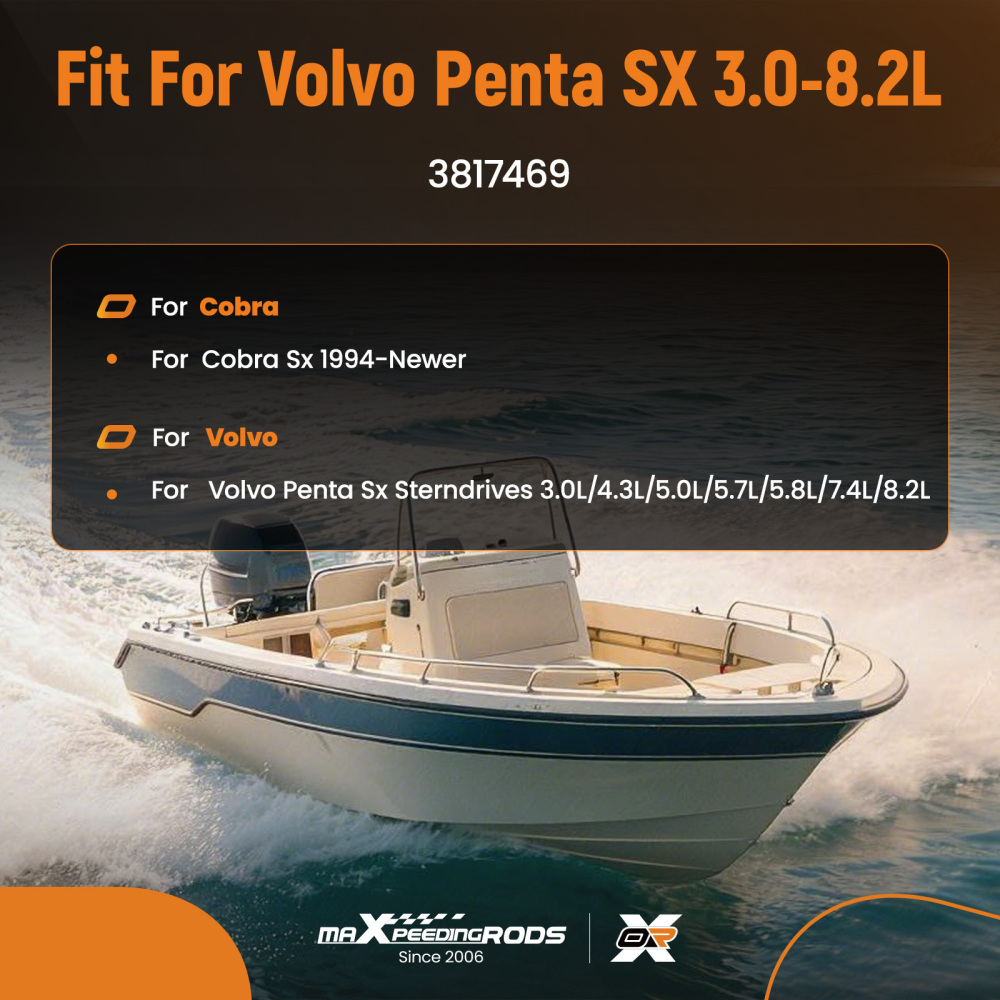 14.25 Aluminum Boat Propeller 21 Pitch compatible for Volvo Penta SX 3817469