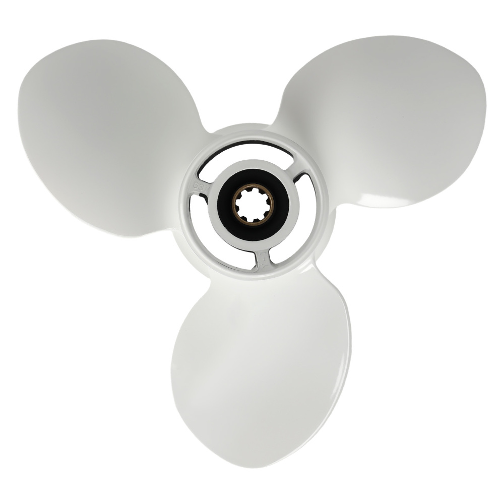 3 Blade Boat Propeller compatible for Yamaha 9.9-20HP 2-1/2 Gearcase 63V-45952-10-00