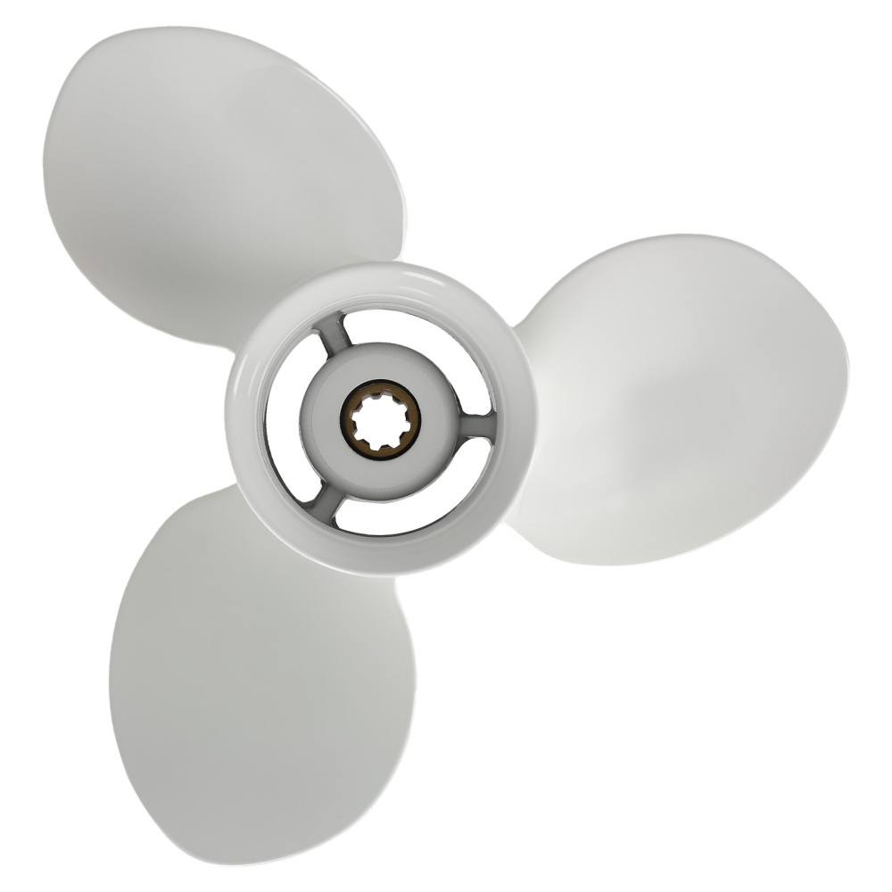 3 Blade Boat Propeller compatible for Yamaha 9.9-20HP 2-1/2 Gearcase 63V-45952-10-00