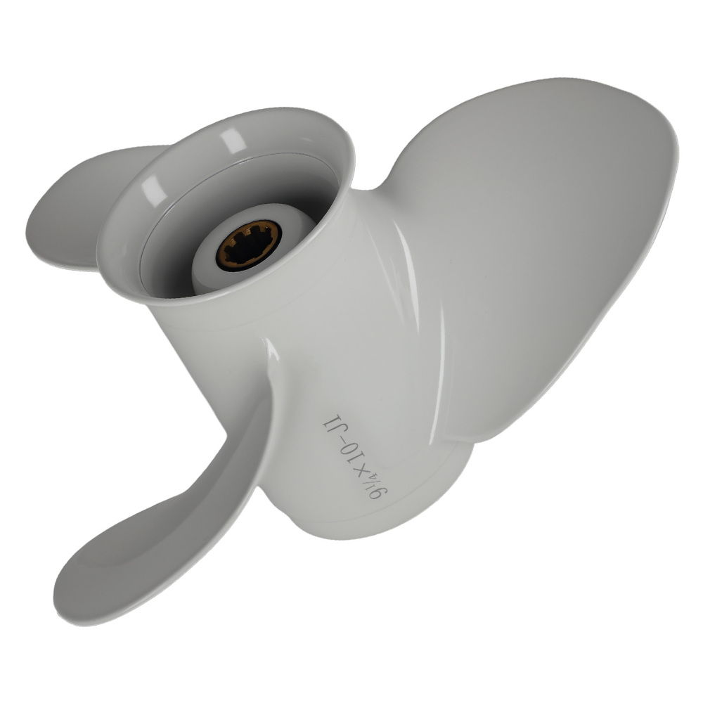 3 Blade Boat Propeller compatible for Yamaha 9.9-20HP 2-1/2 Gearcase 63V-45952-10-00