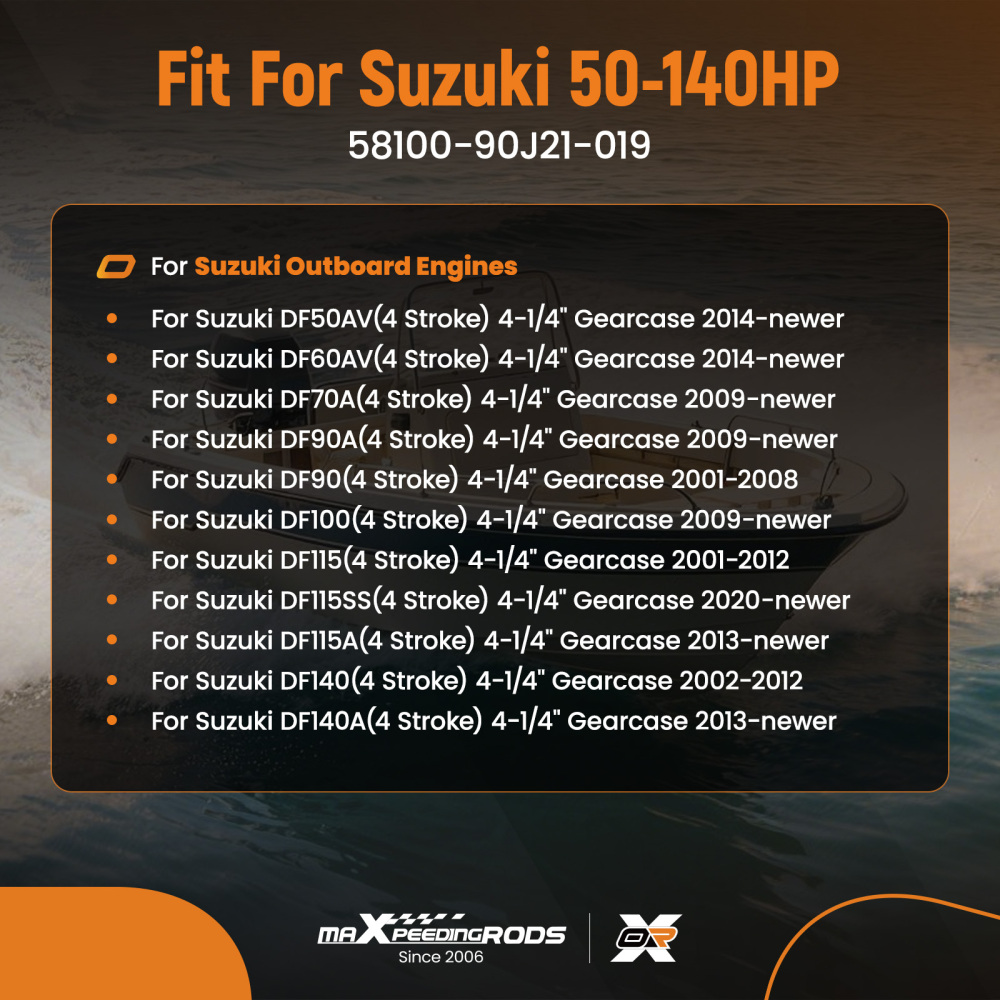 14x21 3 Blade Propeller compatible for Suzuki DF100 DF115SS DF140A 58100-90J21-019