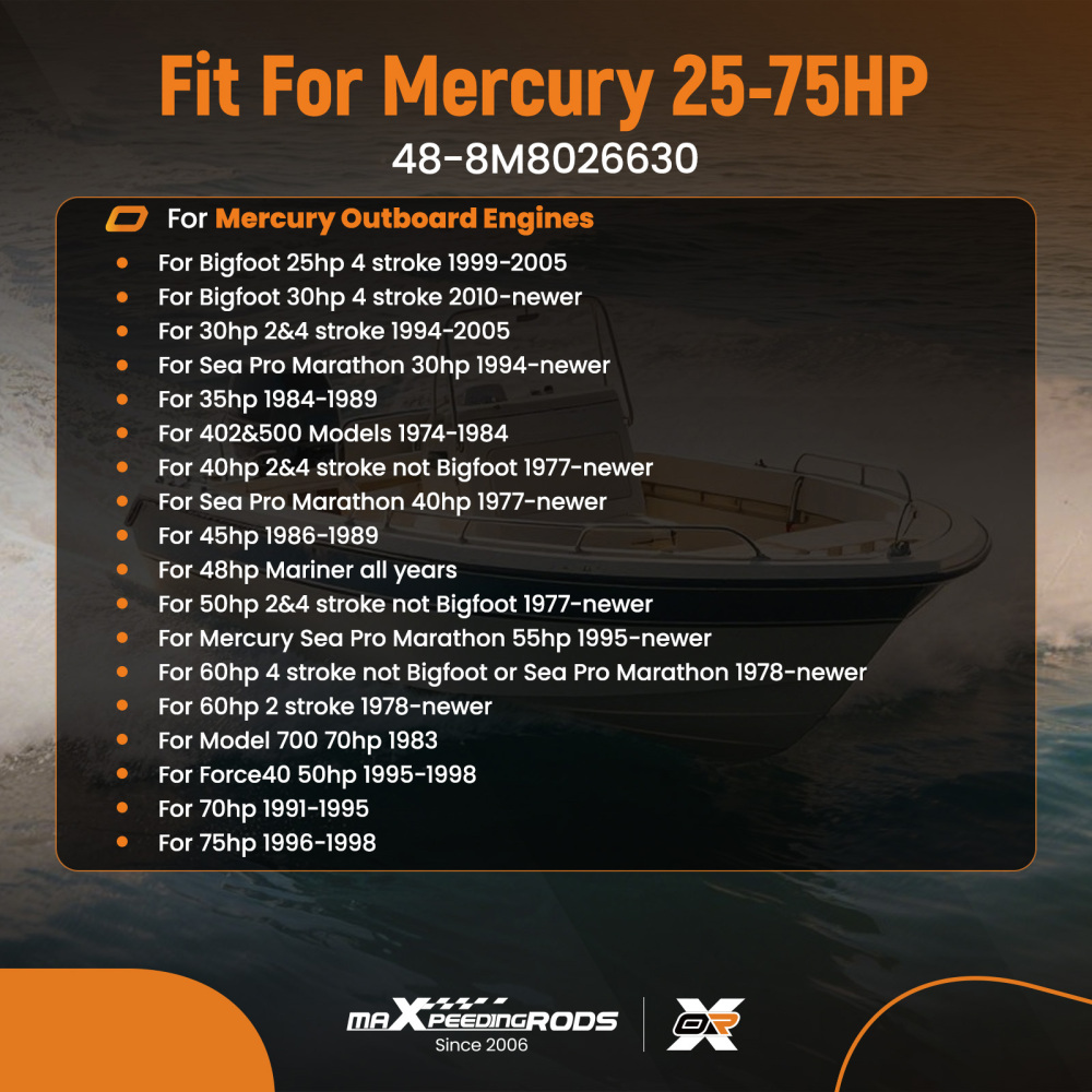 10.3 Aluminum Propeller compatible for Mercury 30HP 40HP 50HP 60HP 13 Spline 4 Blade