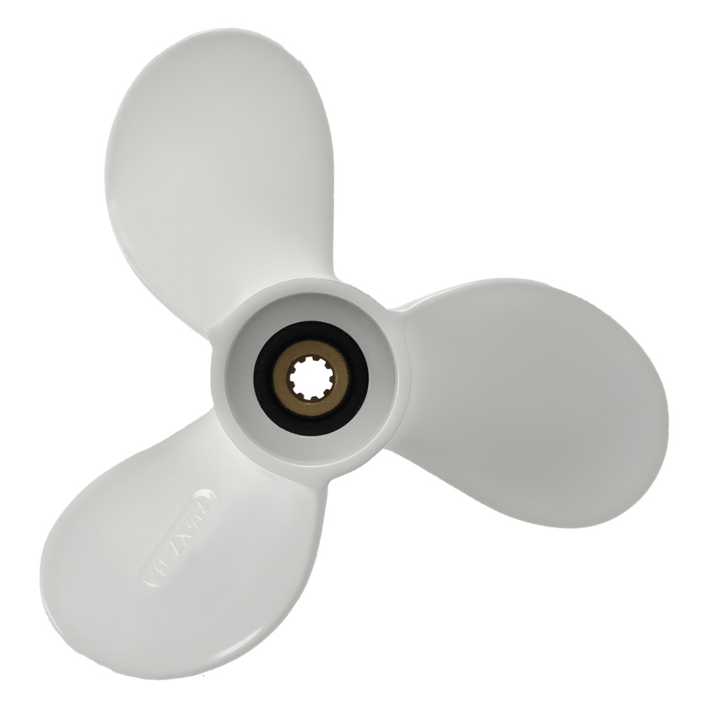 7 Pitch Aluminum Propeller compatible for Yamaha 4-6HP 6E0-45943-01-EL 7.5 RH