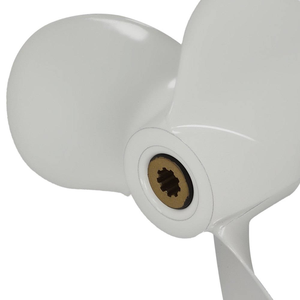 7 Pitch Aluminum Propeller compatible for Yamaha 4-6HP 6E0-45943-01-EL 7.5 RH