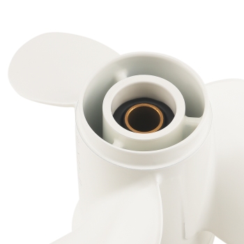 11 Aluminum 3 Blade Propeller compatible for Yamaha 15HP 20HP 63V-45943-10-00 8 Spline