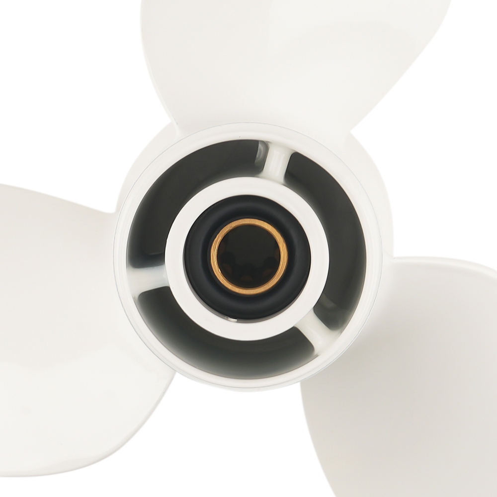 11 Aluminum 3 Blade Propeller compatible for Yamaha 15HP 20HP 63V-45943-10-00 8 Spline