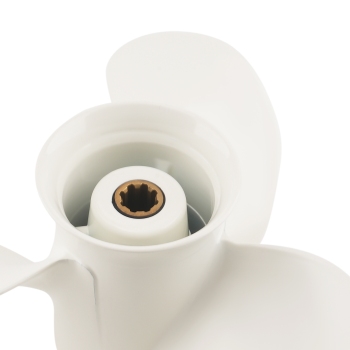 11 Aluminum 3 Blade Propeller compatible for Yamaha 15HP 20HP 63V-45943-10-00 8 Spline