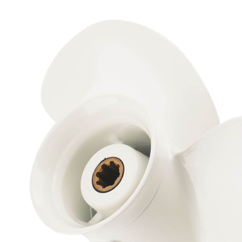 11 Aluminum 3 Blade Propeller compatible for Yamaha 15HP 20HP 63V-45943-10-00 8 Spline