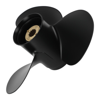 3 Blade Aluminum Propeller compatible for Mercury 40-70HP 48-73132A45 10 Pitch