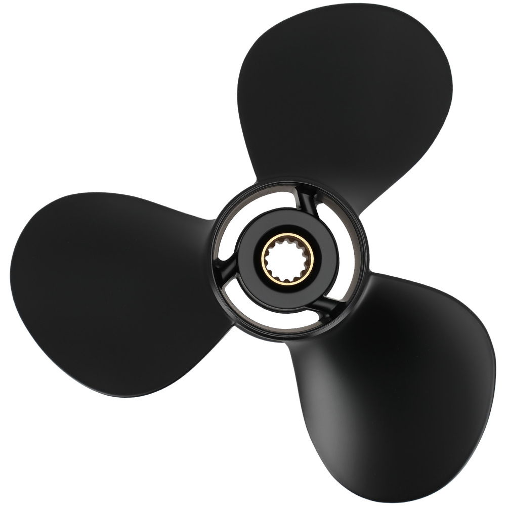 3 Blade Aluminum Propeller compatible for Mercury 40-70HP 48-73132A45 10 Pitch