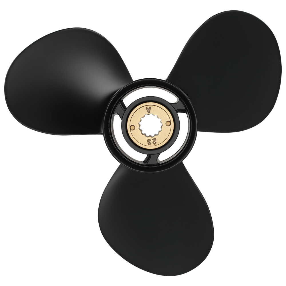 3 Blade Aluminum Propeller compatible for Mercury 40-70HP 48-73132A45 10 Pitch