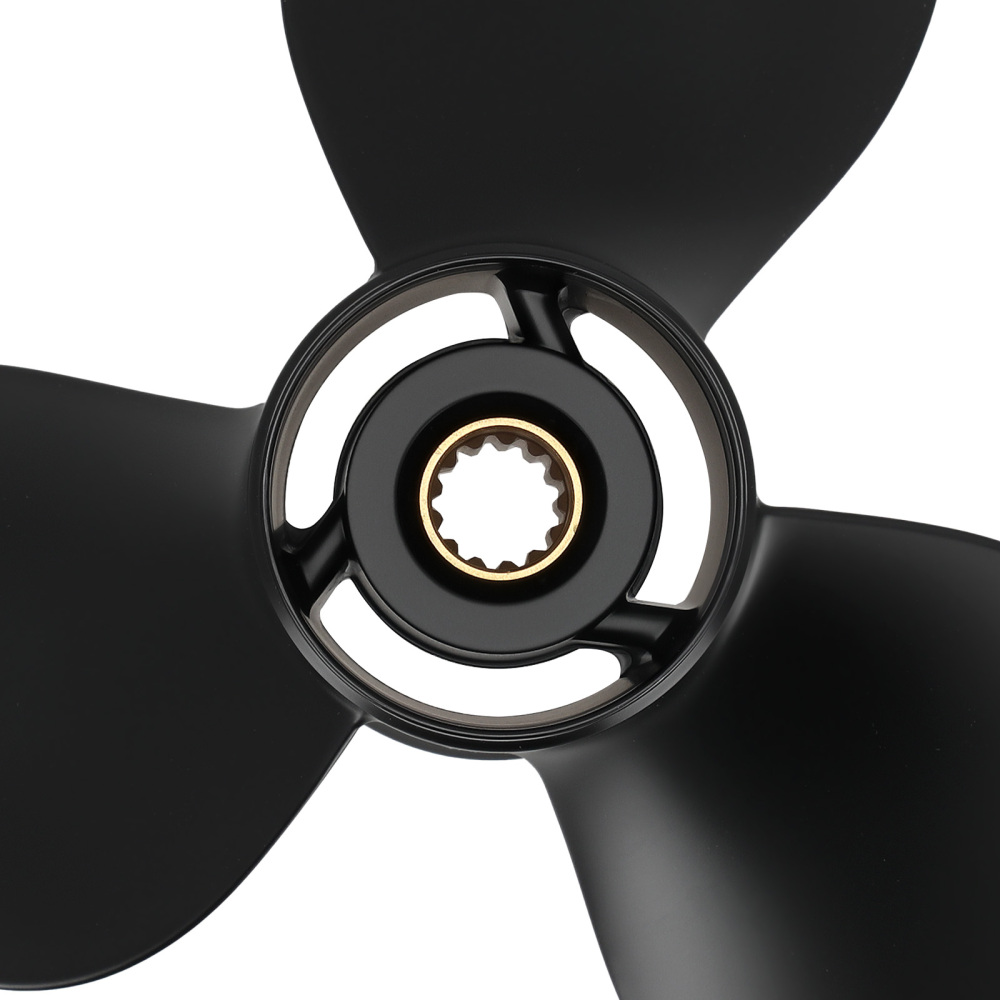 3 Blade Aluminum Propeller compatible for Mercury 40-70HP 48-73132A45 10 Pitch