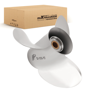 13 1/4x17 Outboard Propeller compatible for Yamaha 50-130HP 688-45930-02-00 RH 15T