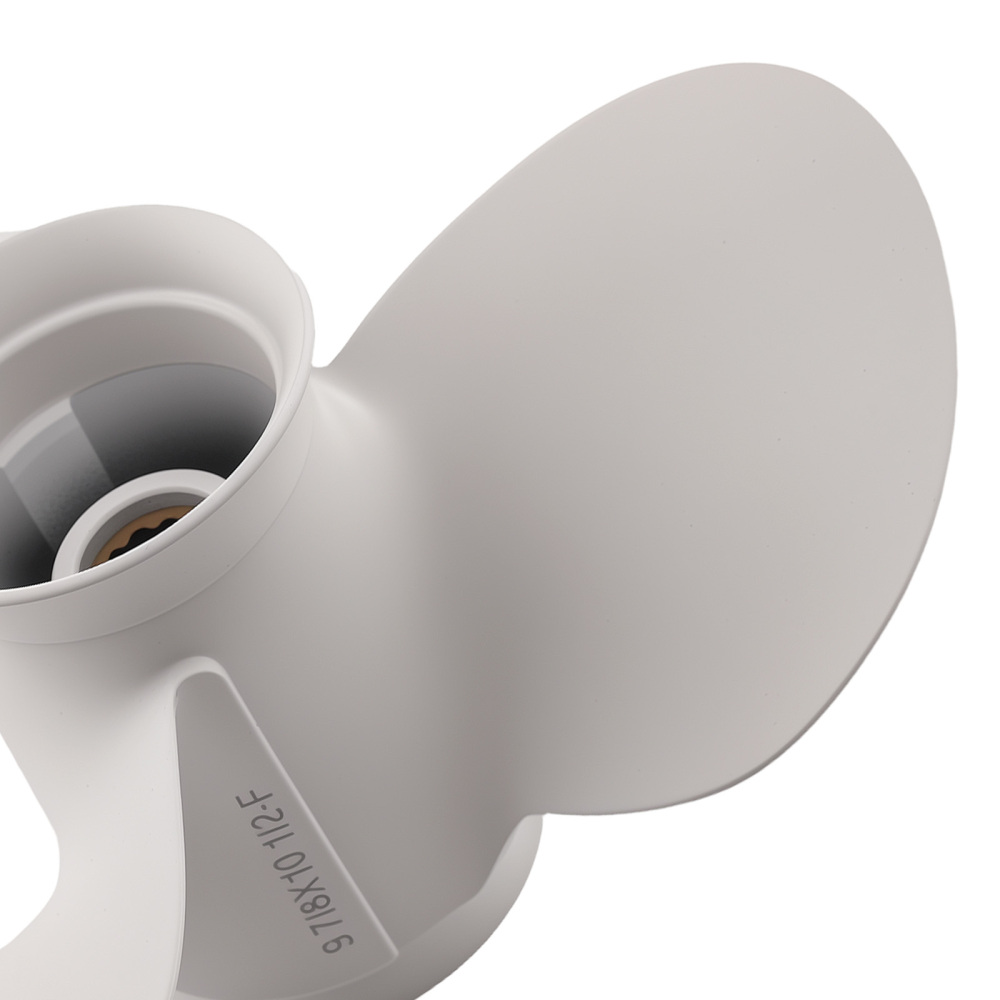 10 1/2 Pitch Boat Propeller 9 7/8 compatible for Yamaha 20HP 25HP 30HP Aluminum