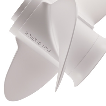 10 1/2 Pitch Boat Propeller 9 7/8 compatible for Yamaha 20HP 25HP 30HP Aluminum