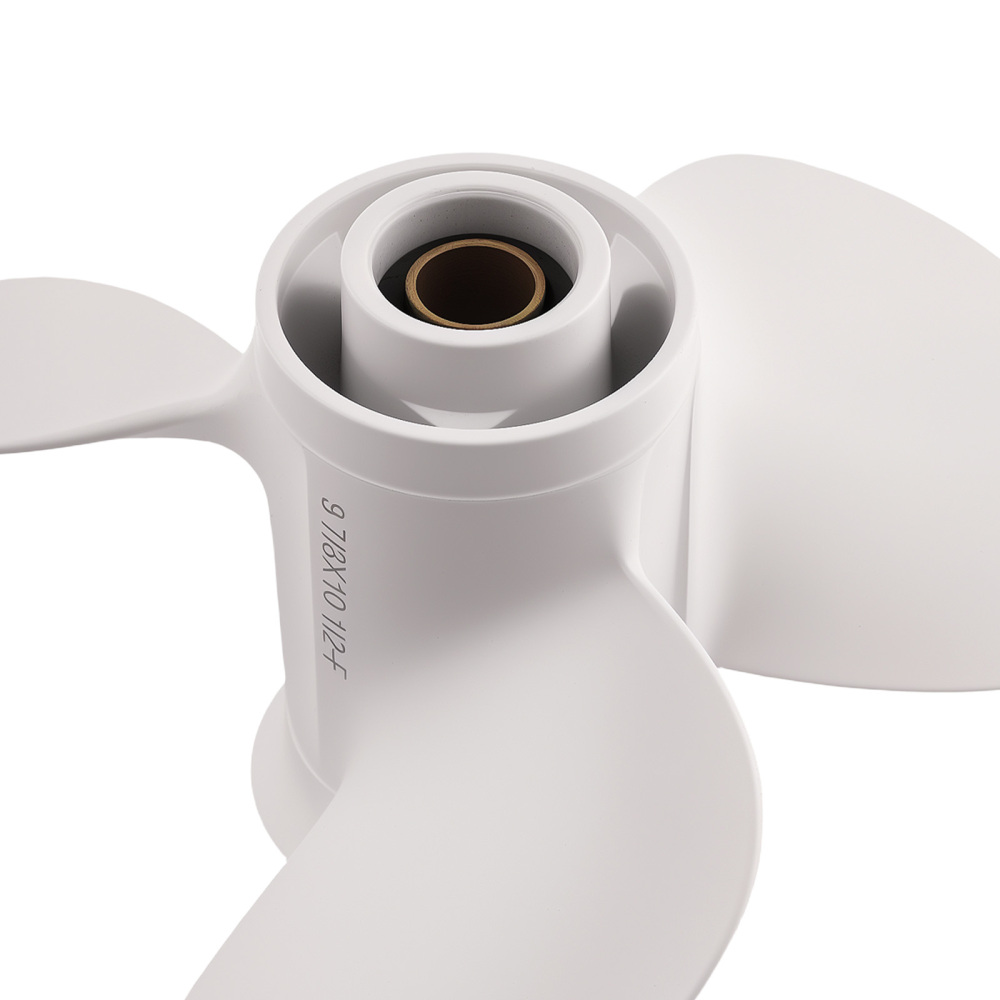 10 1/2 Pitch Boat Propeller 9 7/8 compatible for Yamaha 20HP 25HP 30HP Aluminum