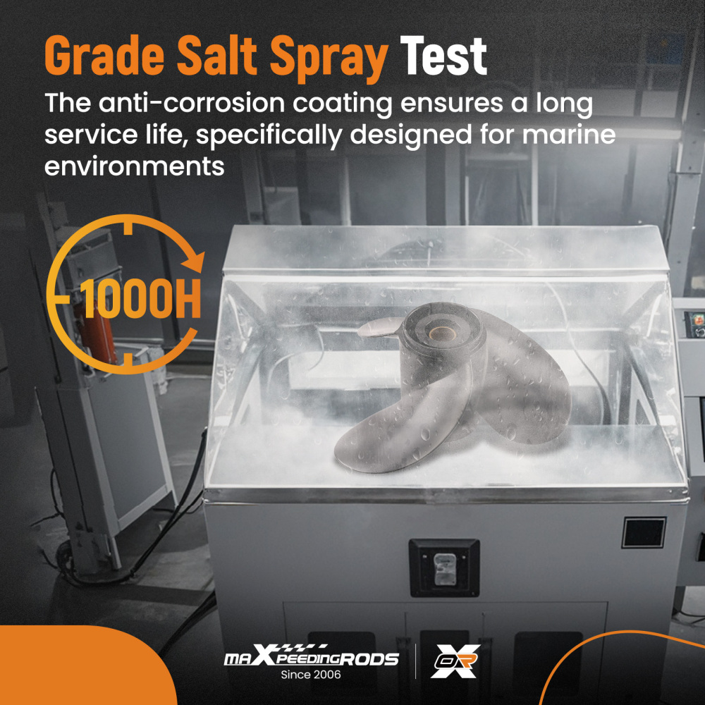 3 Blade 9.25x9 Propeller compatible for Tohatsu compatible for Nissan 9.9-18HP 48-897750A11 RH