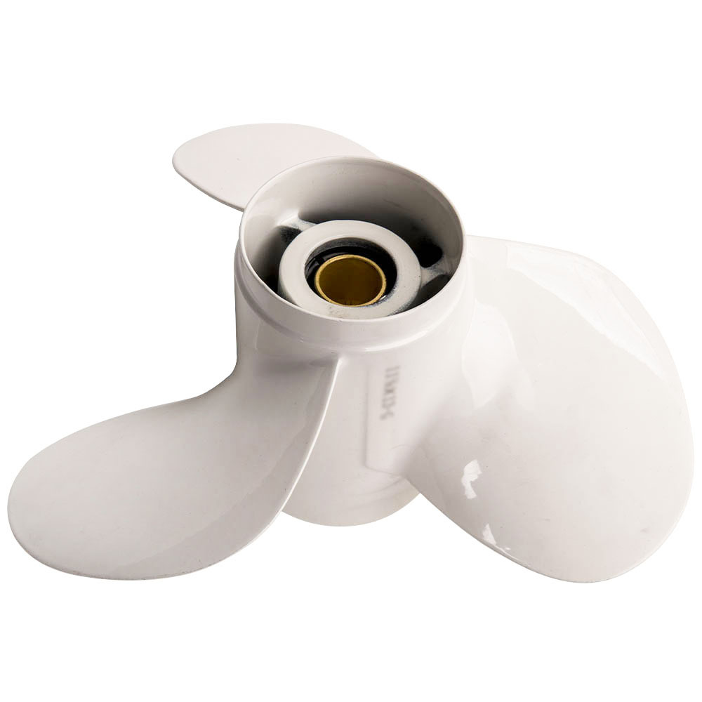 Boat Propeller 11 1/8x13-G 3 Blade Aluminum Alloy compatible for Yamaha 30hp Outboard Motor