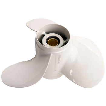 Boat Propeller 11 1/8x13-G 3 Blade Aluminum Alloy compatible for Yamaha 30hp Outboard Motor