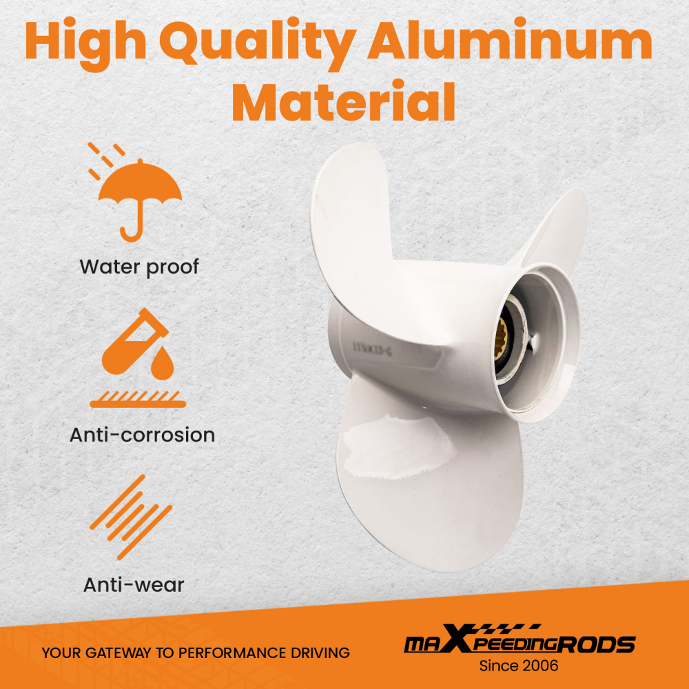 Elica in alluminio compatibile per HONDA per modelli compatibile per YAMAHA 30 40 50 60 cv 2 e 4 tempi