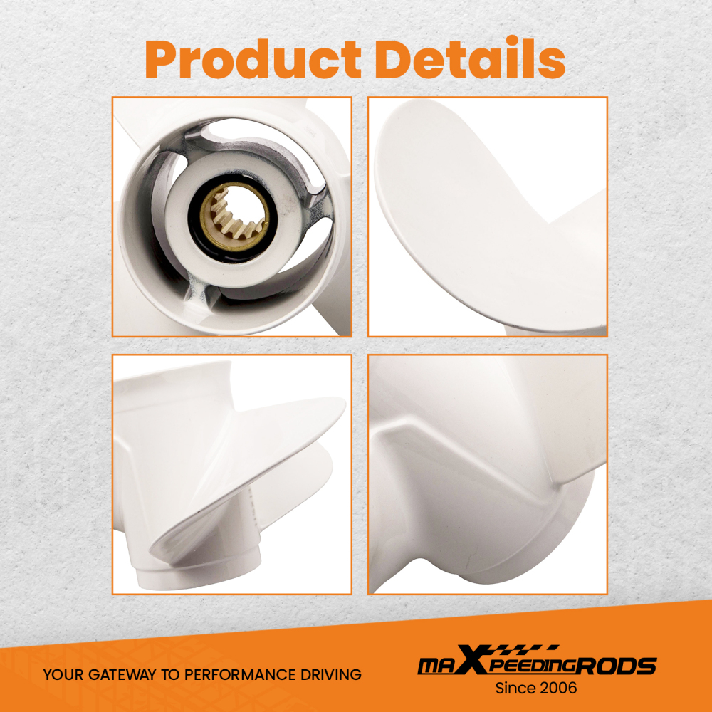 Elica in alluminio compatibile per HONDA per modelli compatibile per YAMAHA 30 40 50 60 cv 2 e 4 tempi