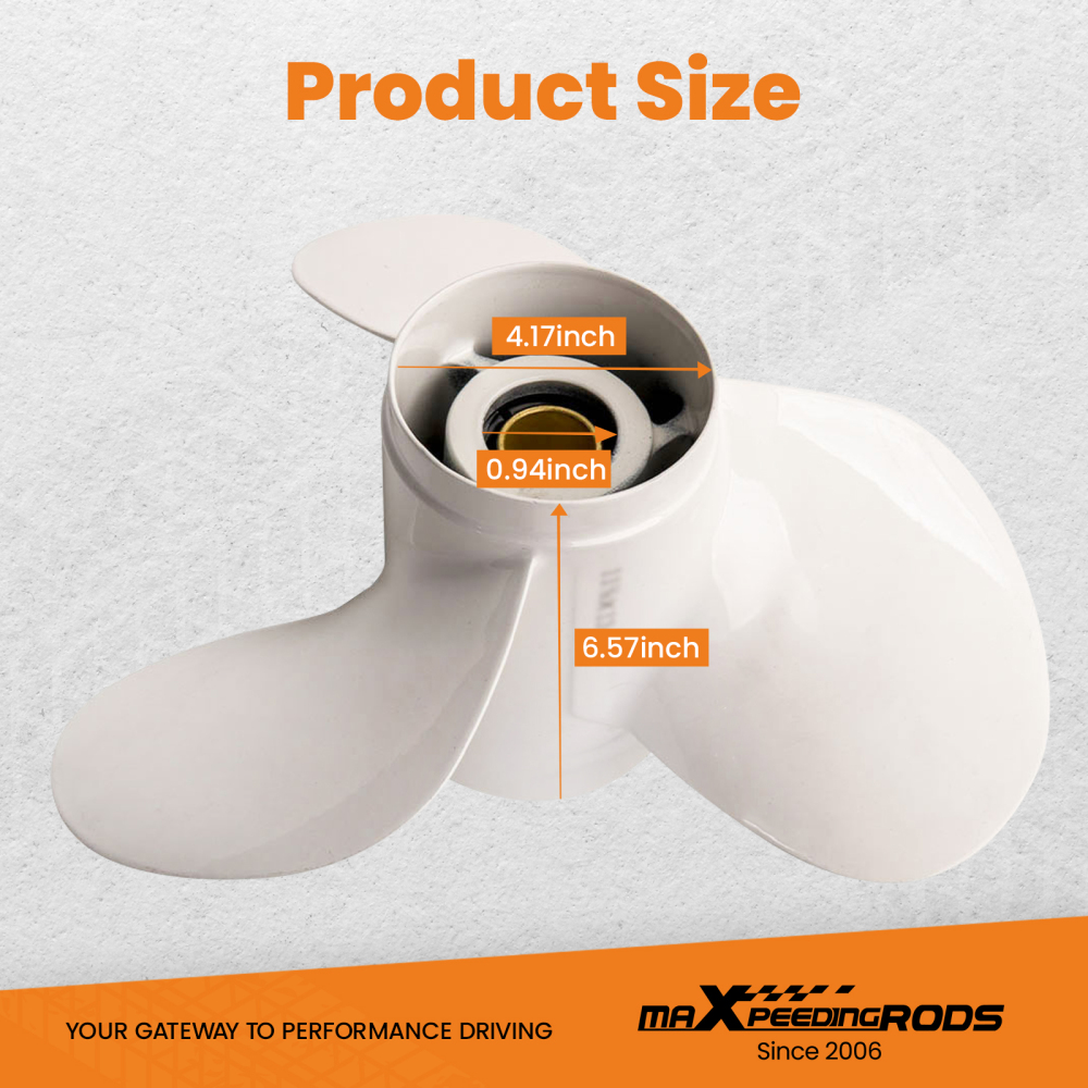 Elica in alluminio compatibile per HONDA per modelli compatibile per YAMAHA 30 40 50 60 cv 2 e 4 tempi