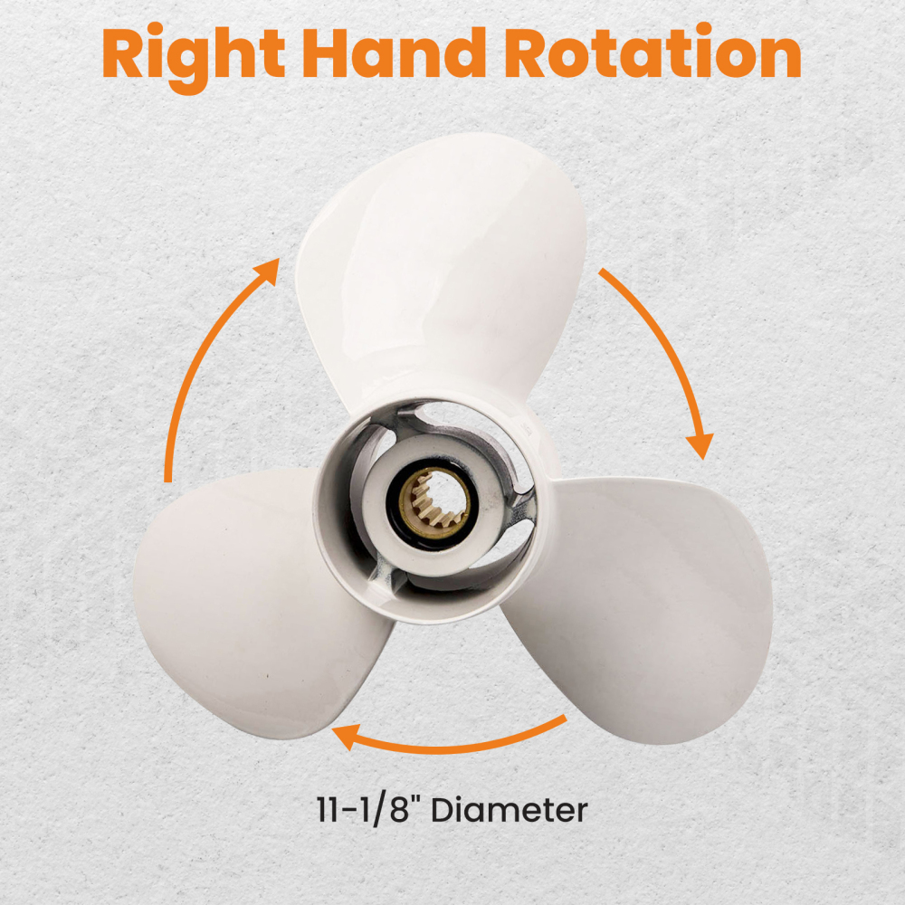 Elica in alluminio compatibile per HONDA per modelli compatibile per YAMAHA 30 40 50 60 cv 2 e 4 tempi