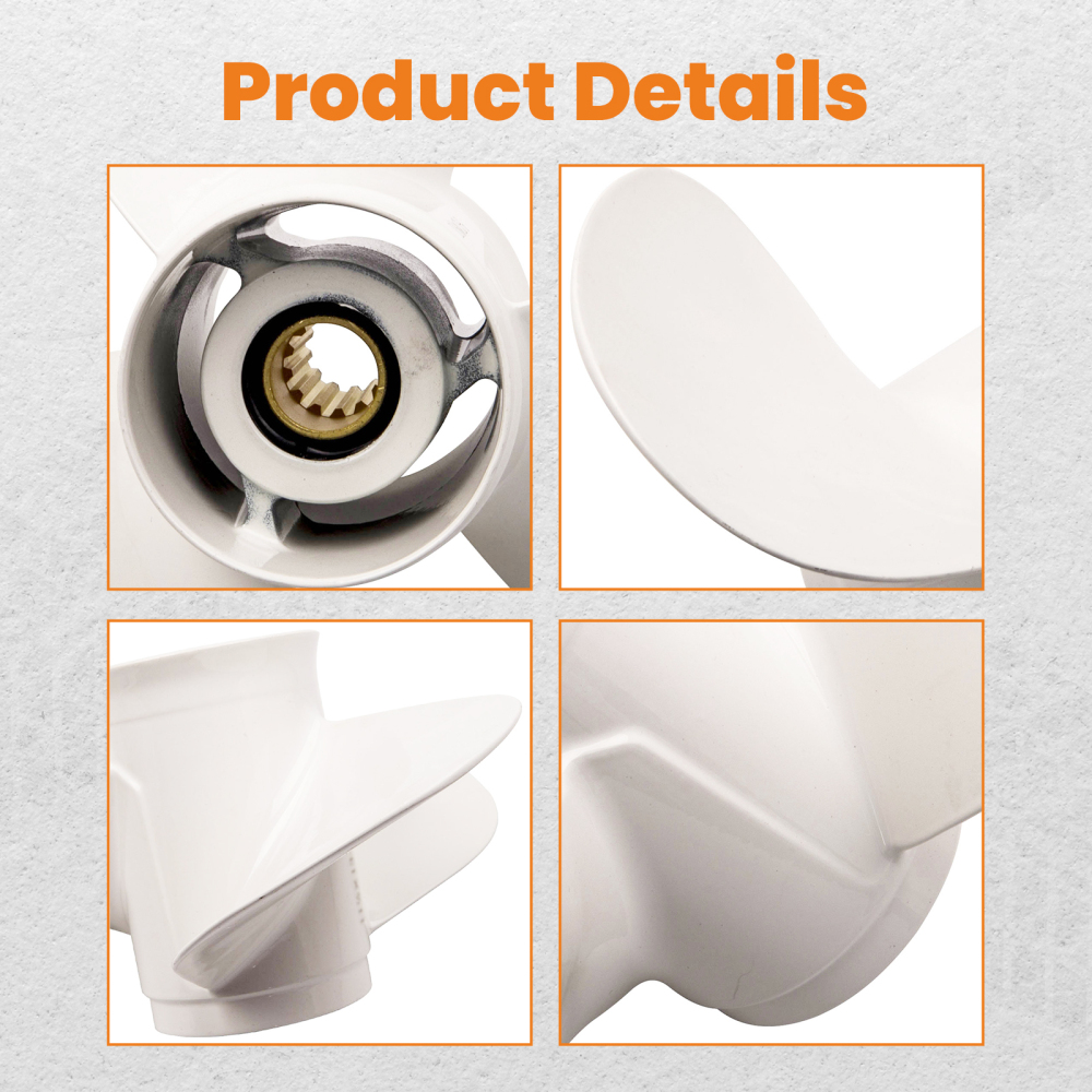 Elica in alluminio compatibile per HONDA per modelli compatibile per YAMAHA 30 40 50 60 cv 2 e 4 tempi