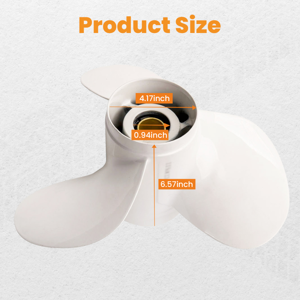 Elica in alluminio compatibile per HONDA per modelli compatibile per YAMAHA 30 40 50 60 cv 2 e 4 tempi