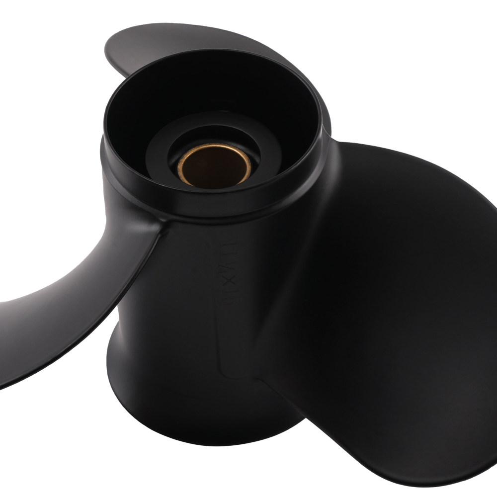 11 1/4 Aluminum Propeller compatible for Suzuki 35-65HP 15 Pitch 58100-88L62-019