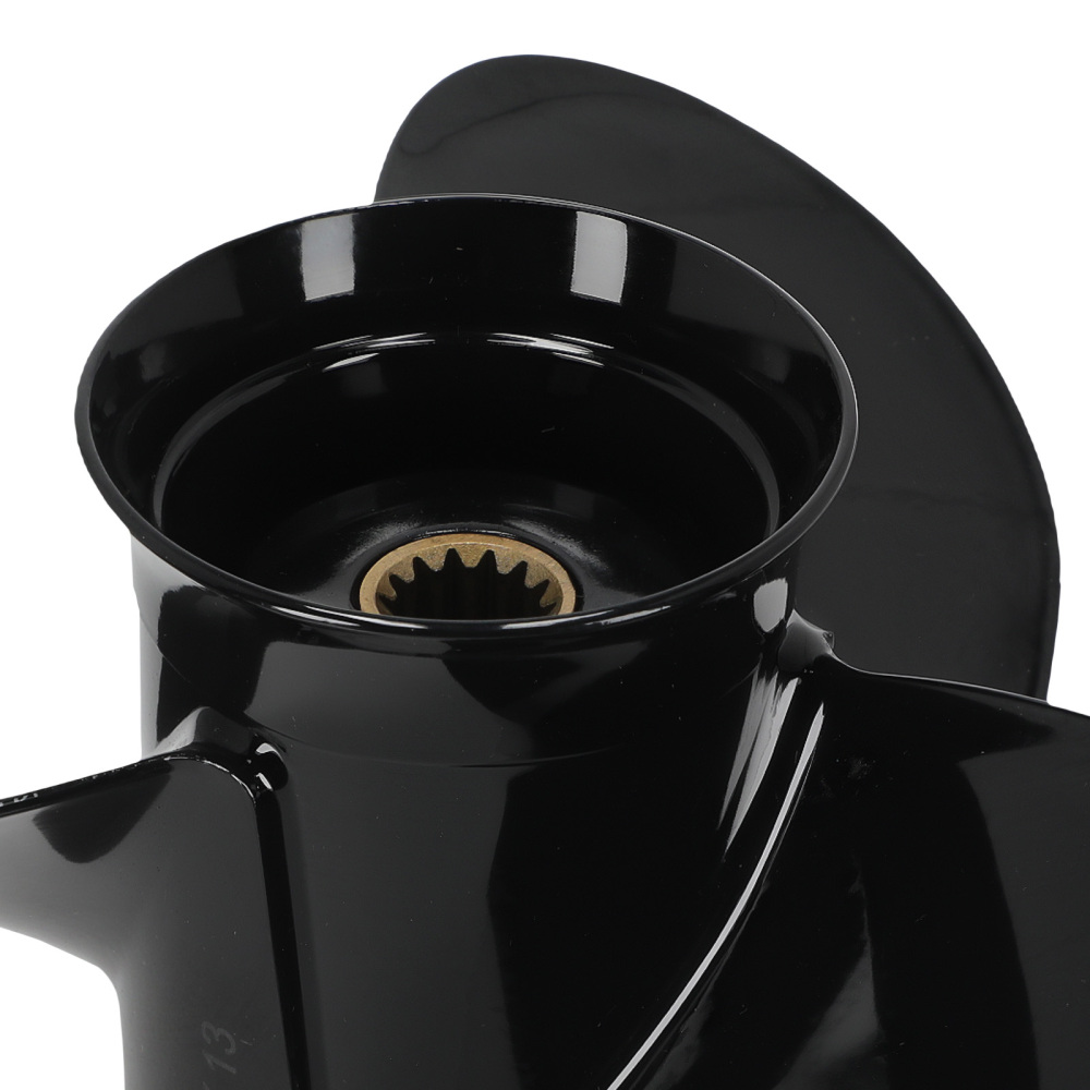 10.1x13 3 Blade Aluminum Propeller compatible for Evinrude 15-35HP 14 Tooth