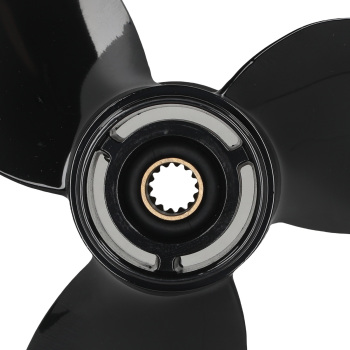 10.1x13 3 Blade Aluminum Propeller compatible for Evinrude 15-35HP 14 Tooth