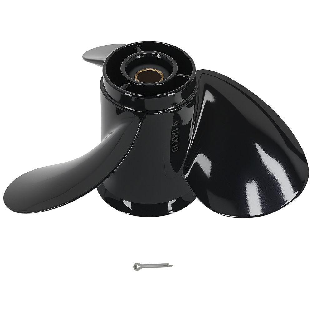 3 Blade Aluminum Propeller compatible for Johnson Evinrude 8-15HP 9 1/4x10 778772