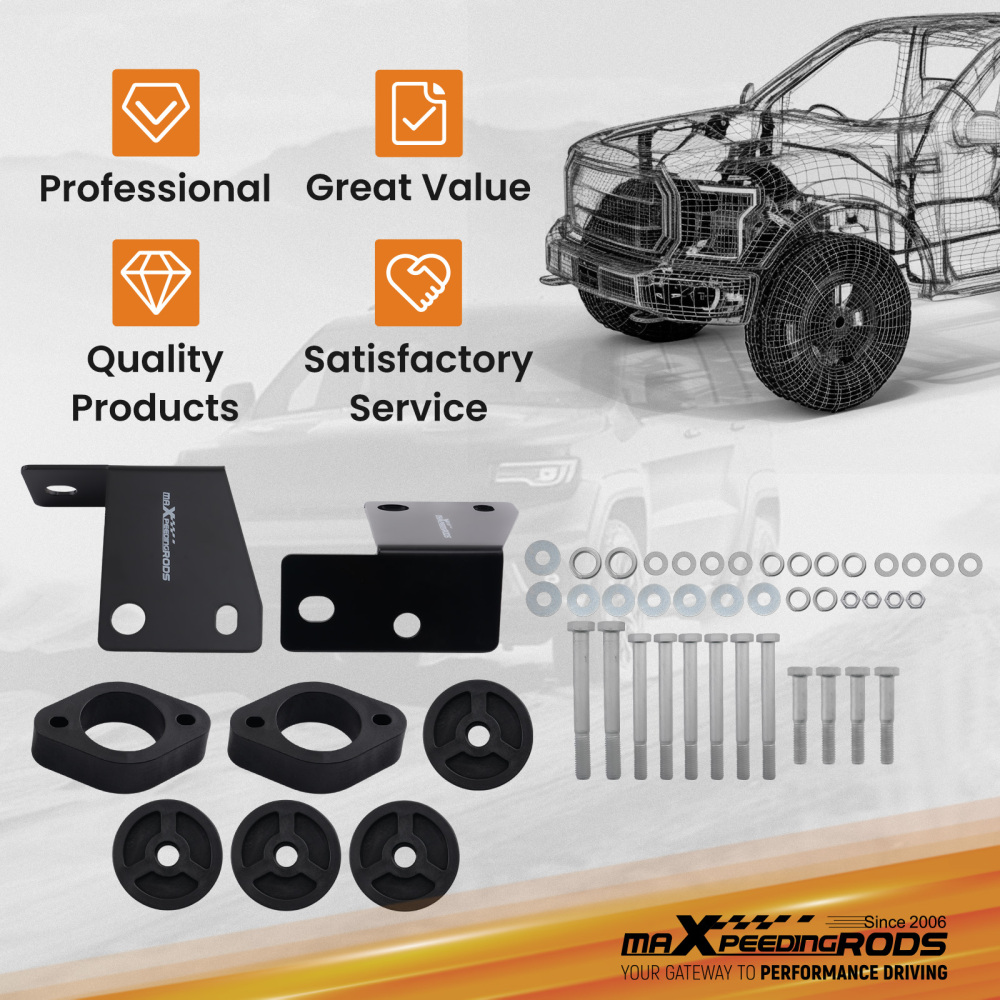 1.25 Body Lift Kit compatible for Jeep Wrangler JL 2018-2025 Nylon 32mm 4WD